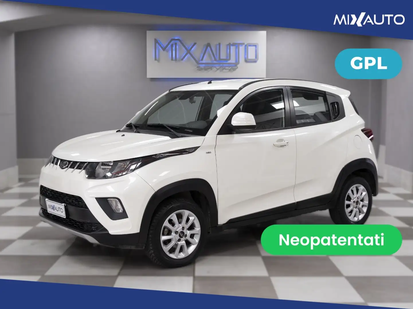 Mahindra KUV100 1.2 K6+ M-Bifuel Weiß - 1
