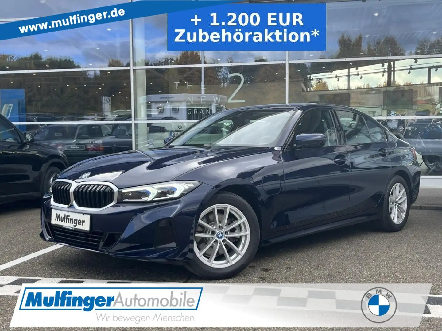 BMW 330 e HUD LivePr. Leas ab 389,- brutto 0,-Anz Driv/ Blau - 1