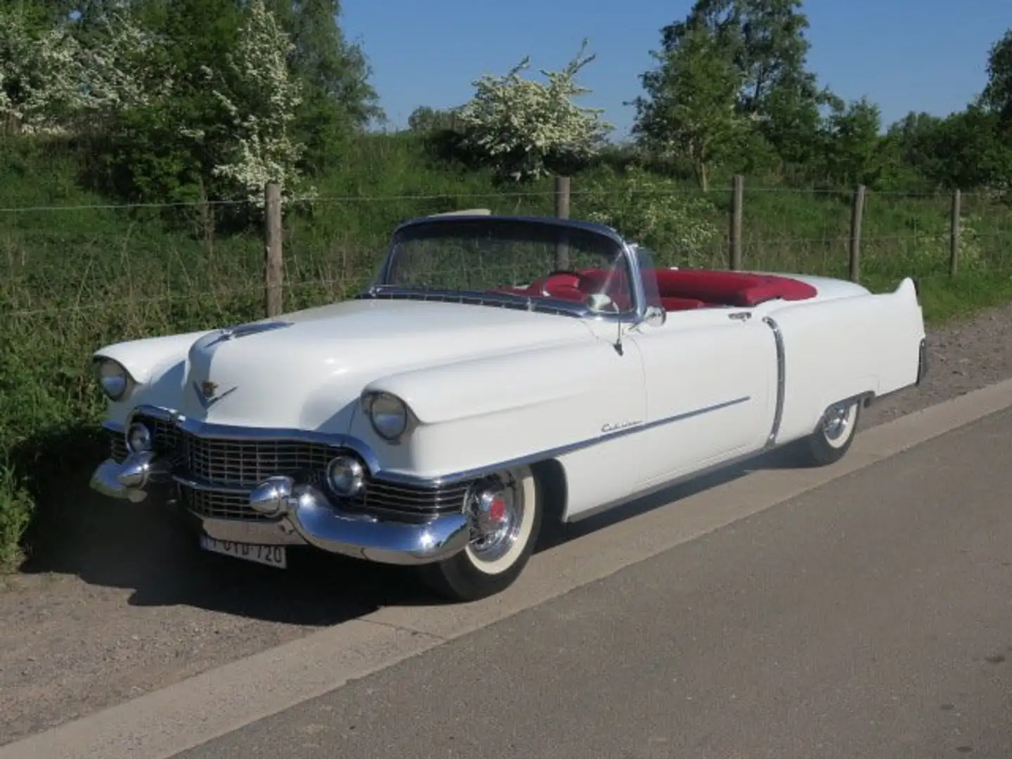 Cadillac Series 62 cabrio Blanc - 2