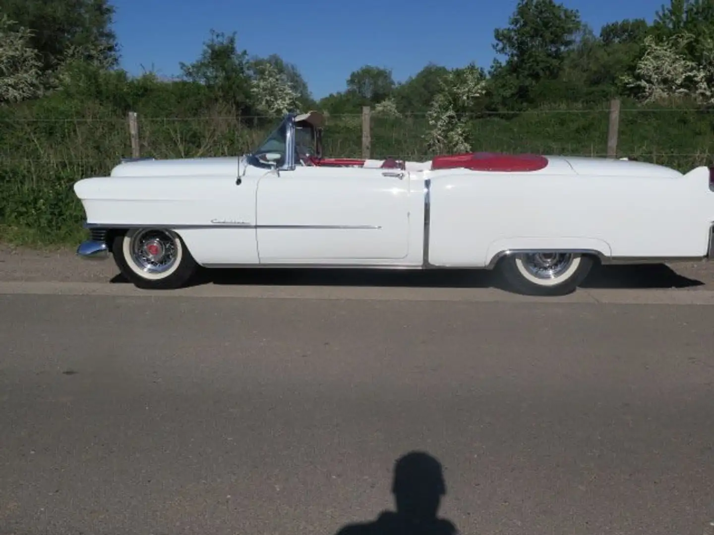 Cadillac Series 62 cabrio Blanc - 1