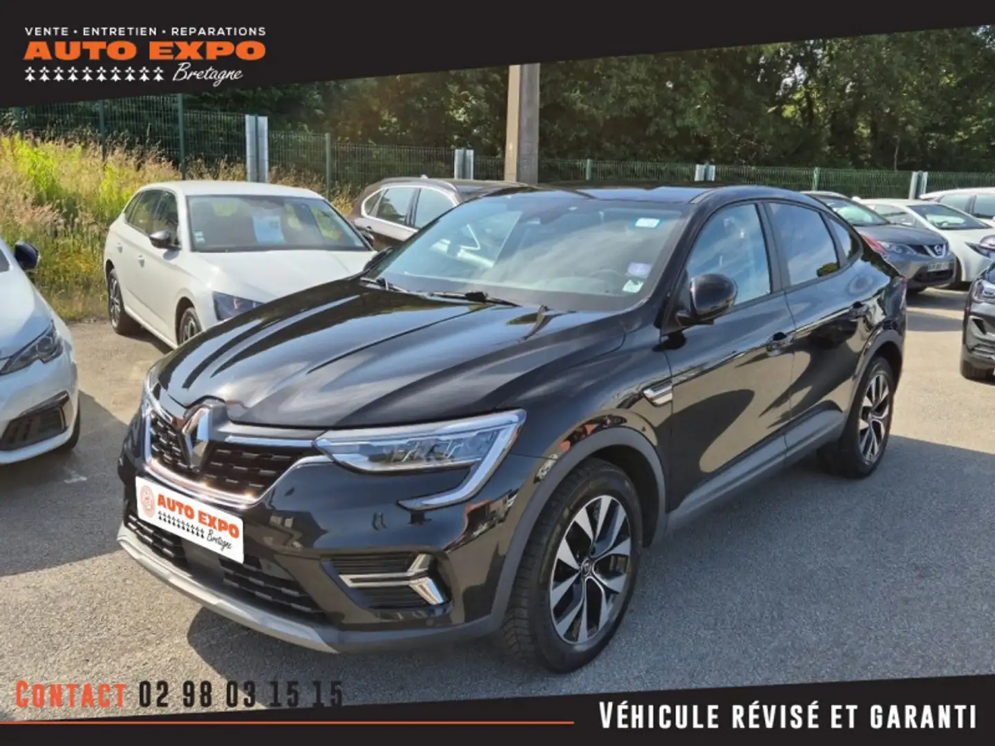 Renault Arkana 1.6 E-TECH 145CH FULL HYBRID EVOLUTION -23 Noir - 1