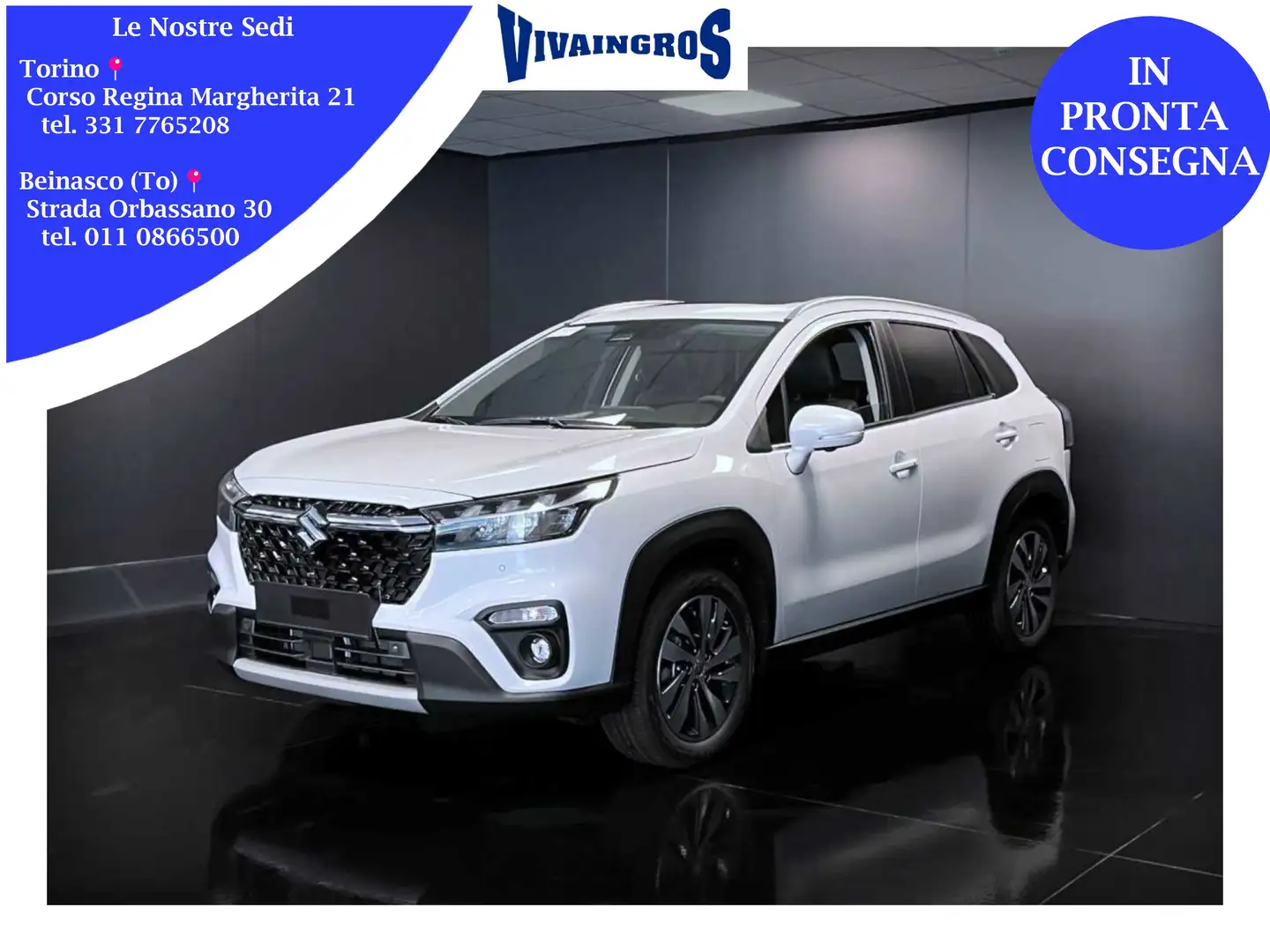 Suzuki S-Cross 1.5 Hybrid AT 114CV Starview 2WD -PRONTA CONSEGNA Wit - 1