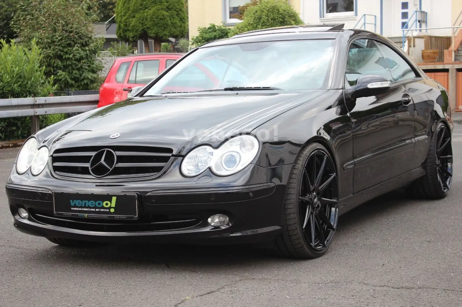 Mercedes-Benz CLK 240 Coupe /schwarz in scharz/20 Zoll/2. Hand Noir - 1
