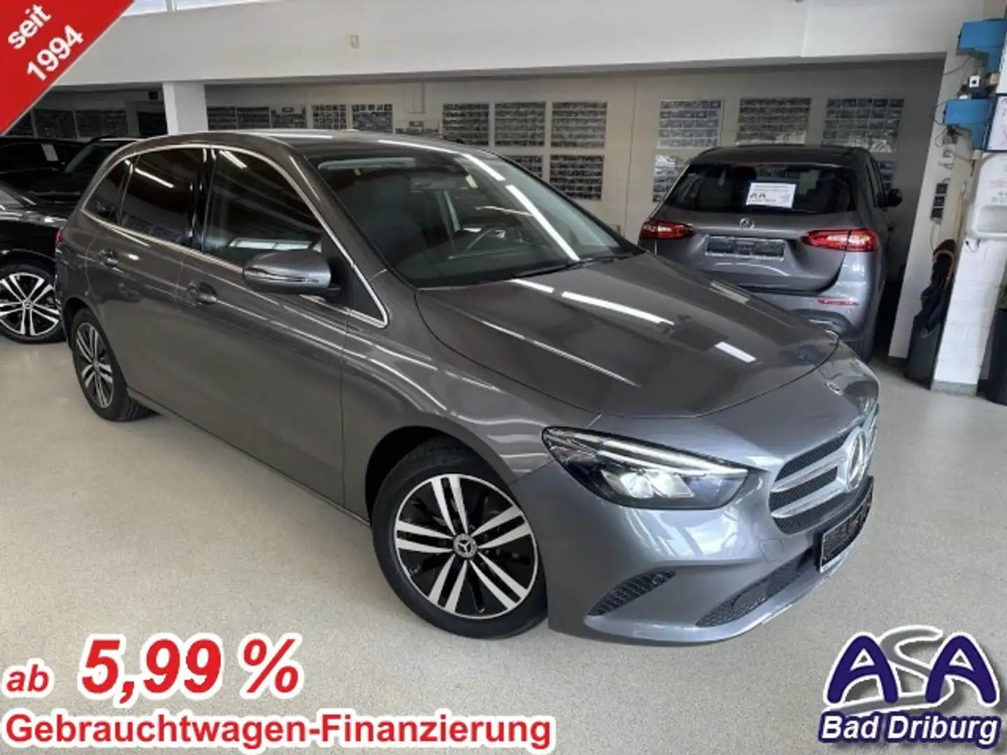 Mercedes-Benz B 200 +Progressive+Fondsitze-längs-verstellbar+Lenkradh Grau - 1