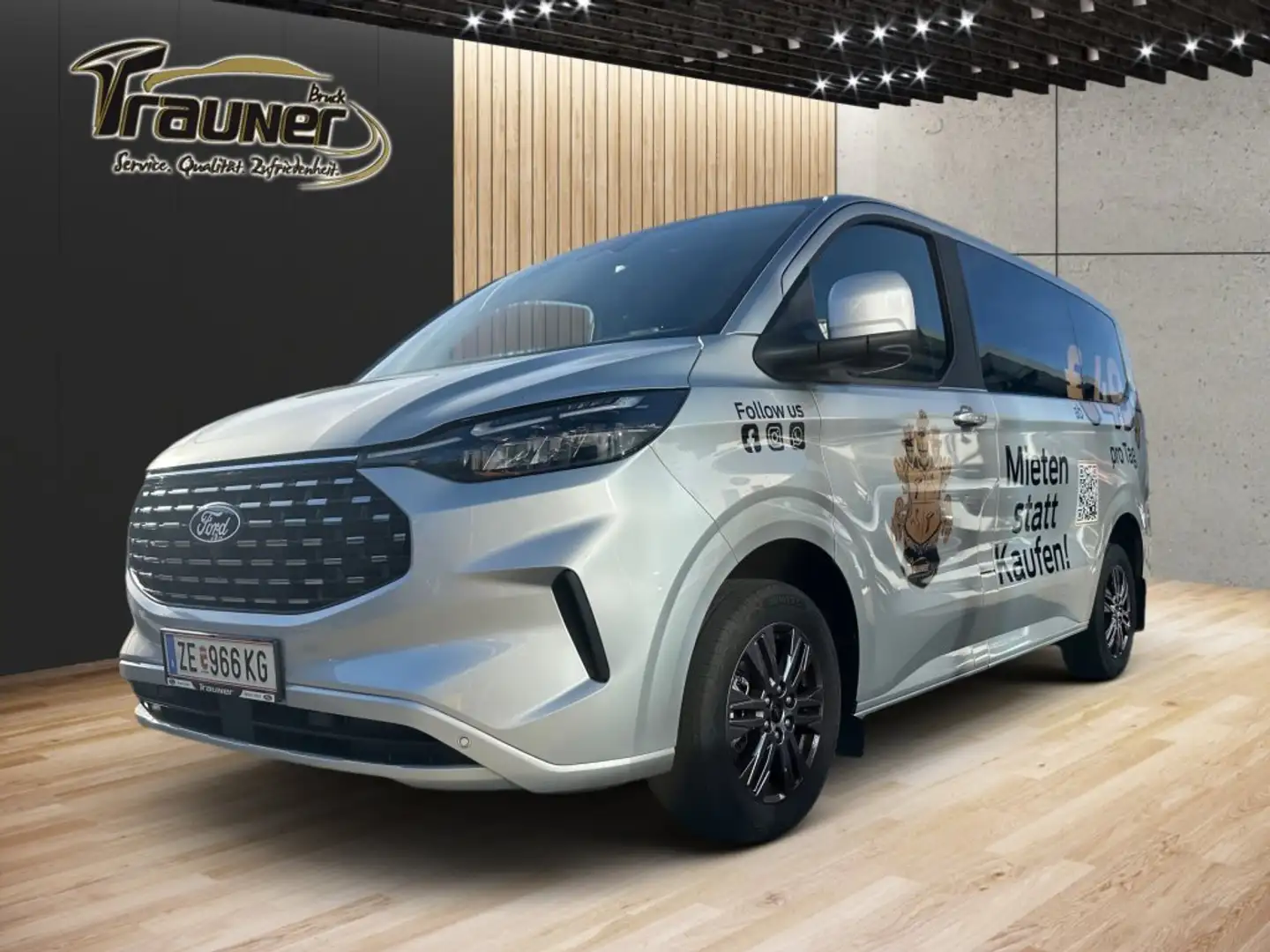 Ford Tourneo Custom 8-Sitzer Titanium 2,0l EcoBlue L1H1 Silber - 1