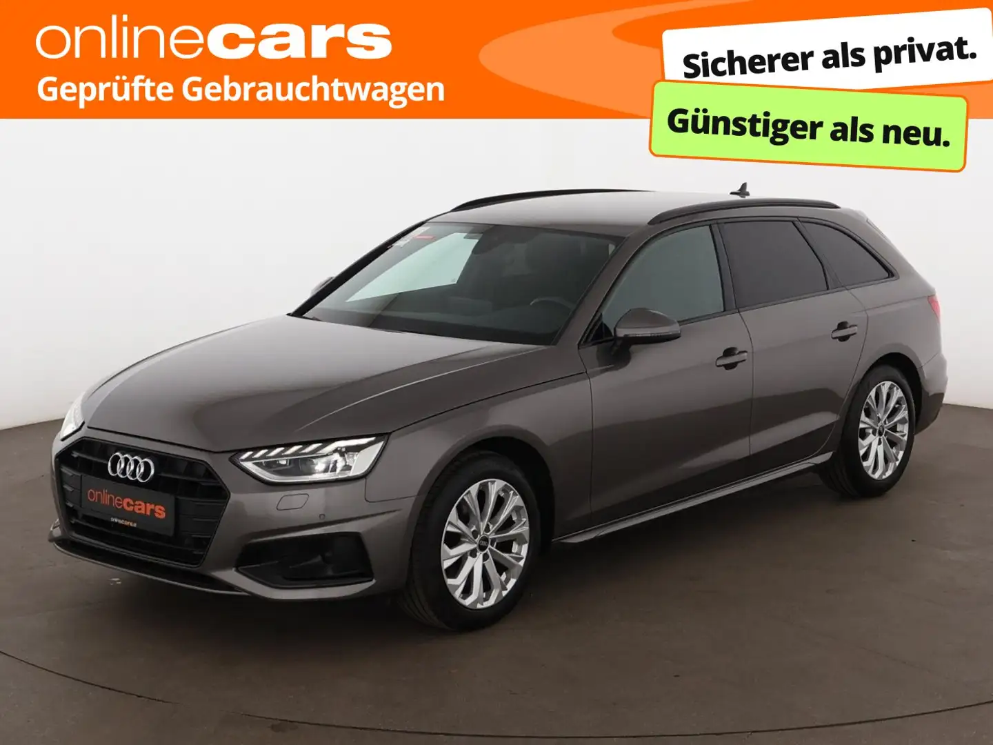 Audi A4 Avant 35 TDI advanced Aut MATRIX RADAR NAVI Grau - 1
