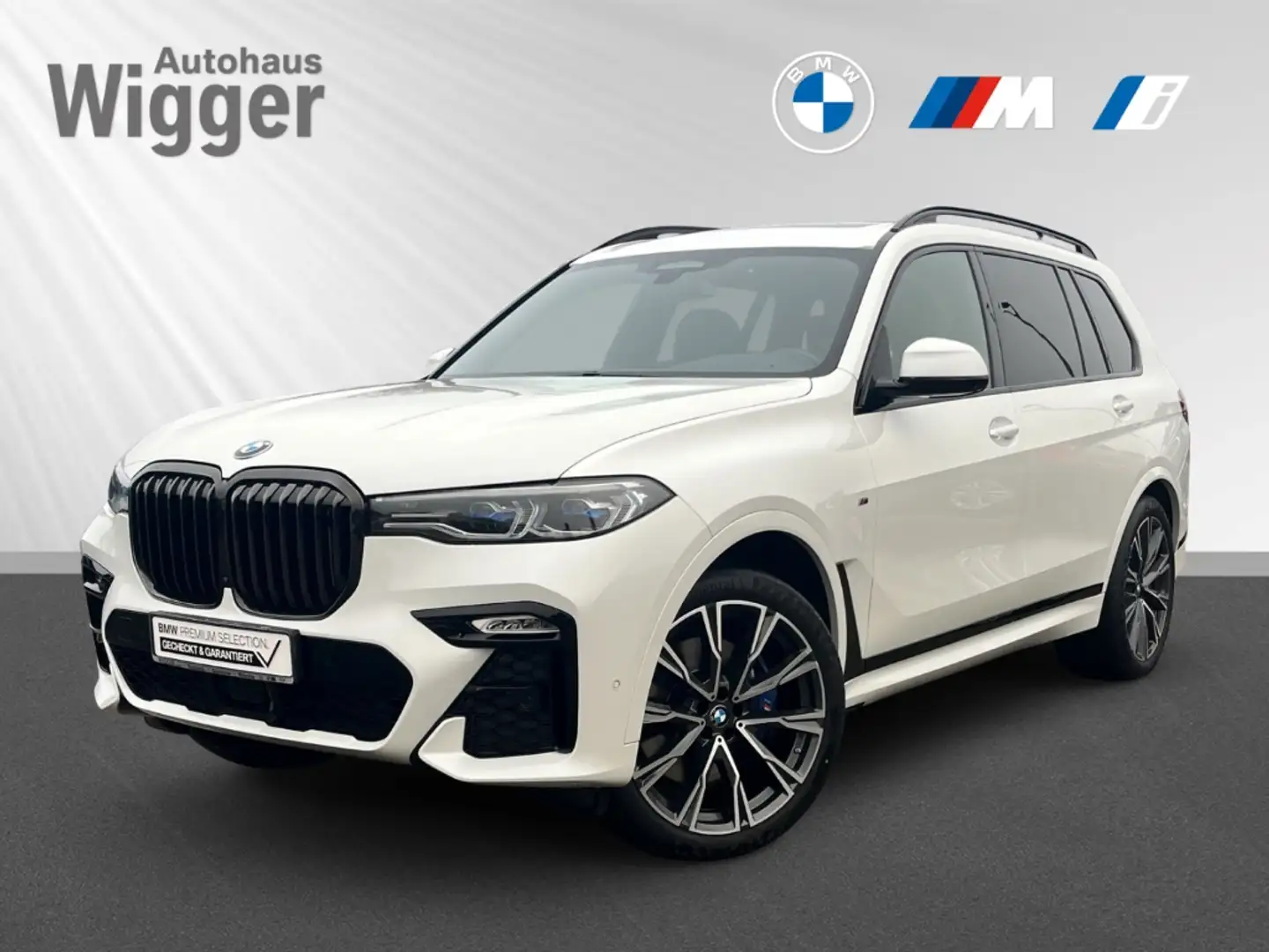 BMW X7 i/HUD/StandHZ/AHK/Panorama/Bowers&Wilkins Blanc - 1
