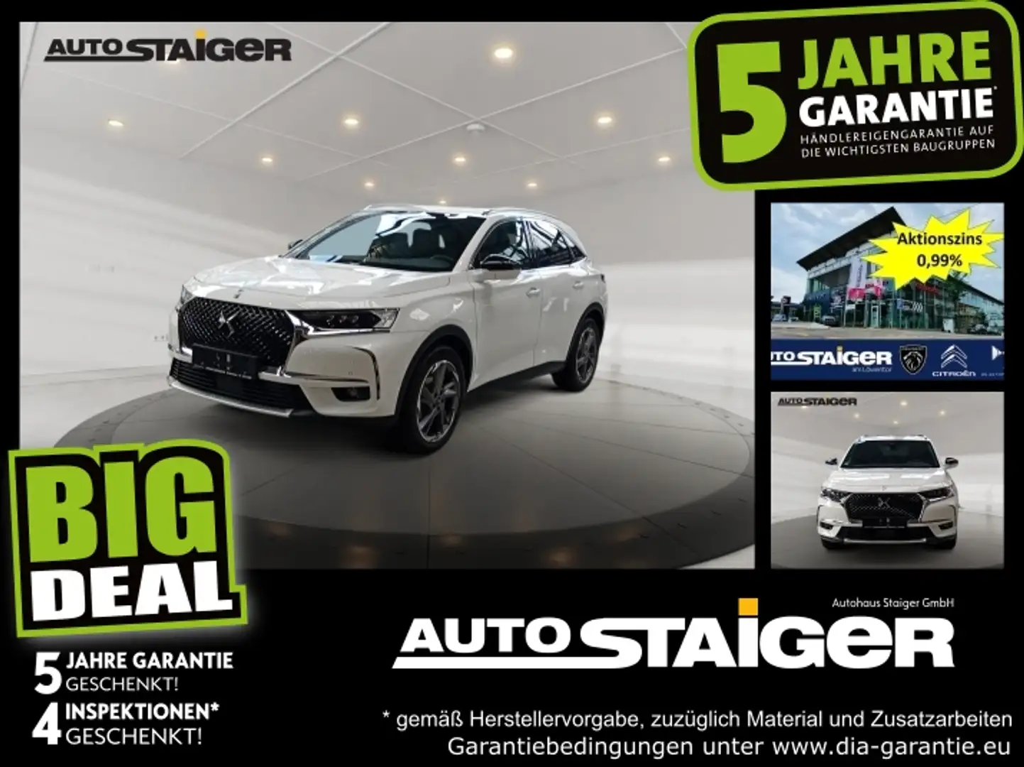 DS Automobiles DS 7 Crossback DS7 Crossback E-Tense Rivoli *Navi*Leder* Bianco - 1
