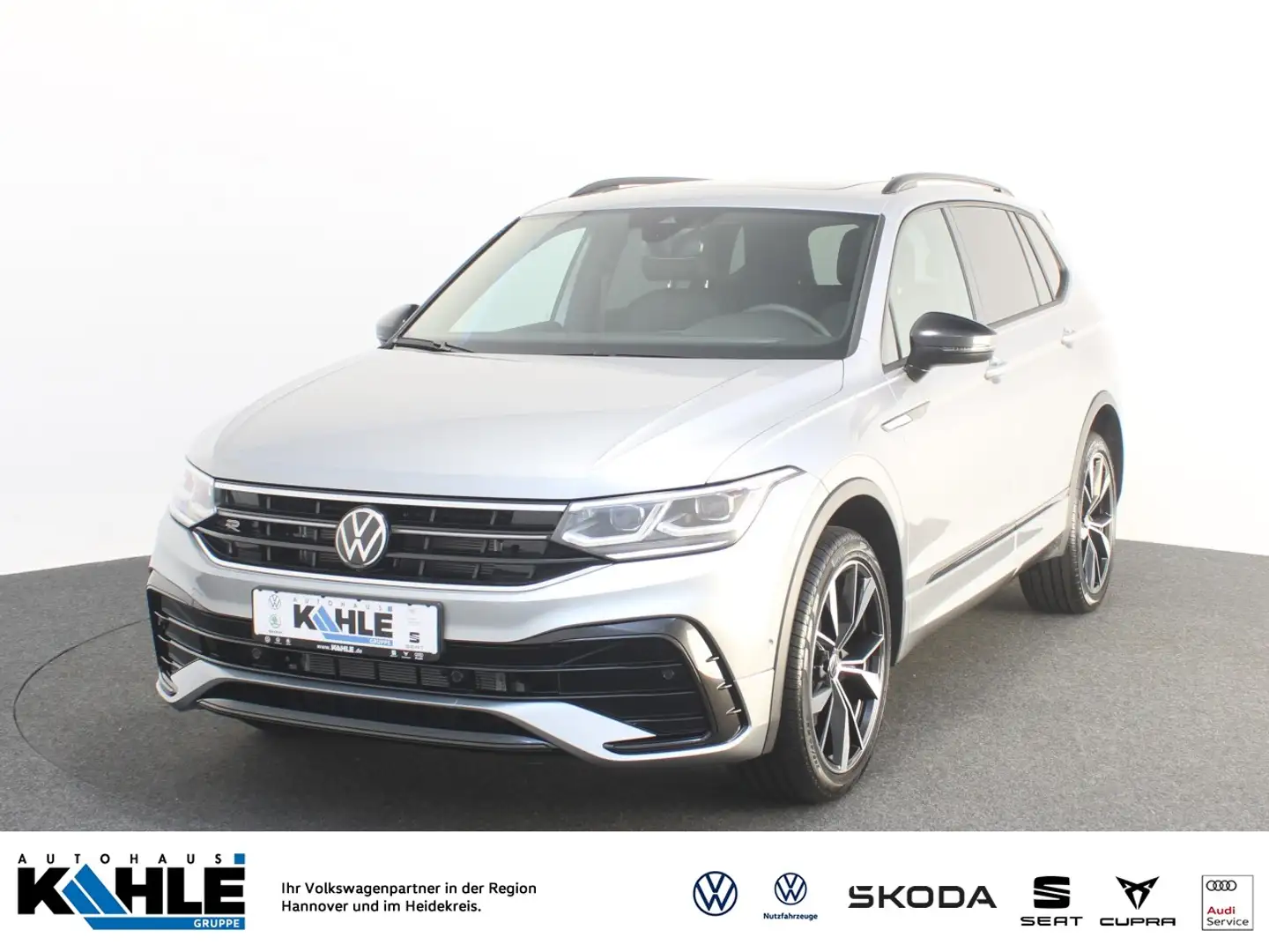 Volkswagen Tiguan Allspace 2.0 TSI 4Motion DSG R-Line Navi AHK Panorama LED A Silber - 1