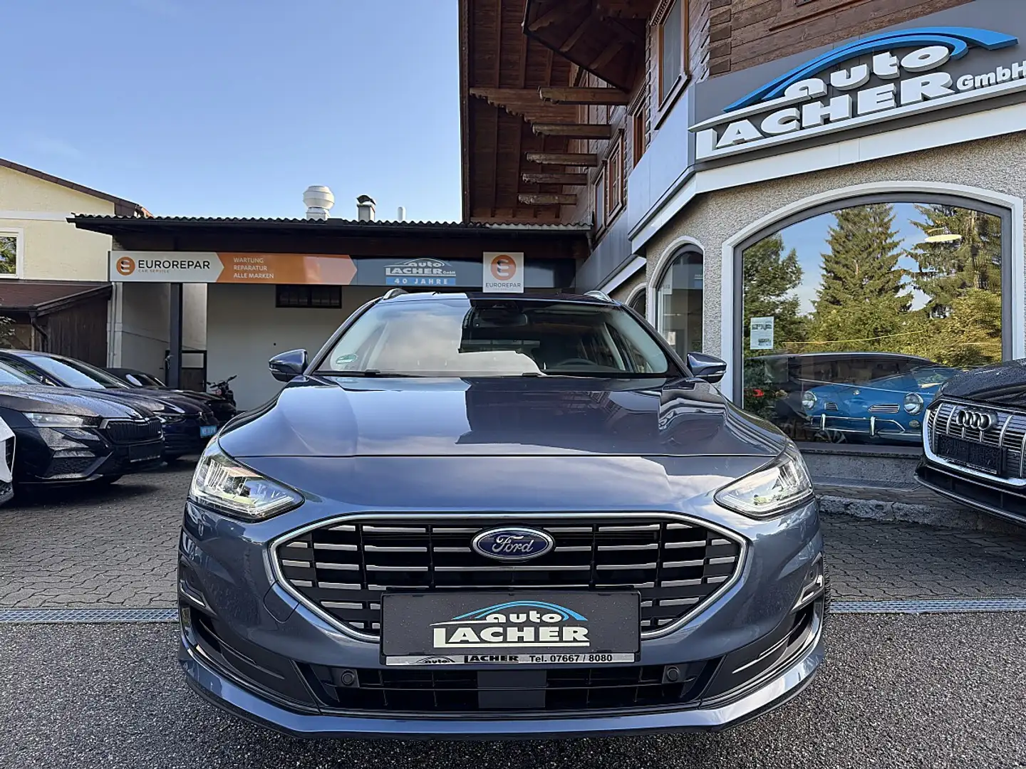 Ford Focus Traveller 1,5 EcoBlue Titanium X Aut.*RADAR*RFK... Blau - 2