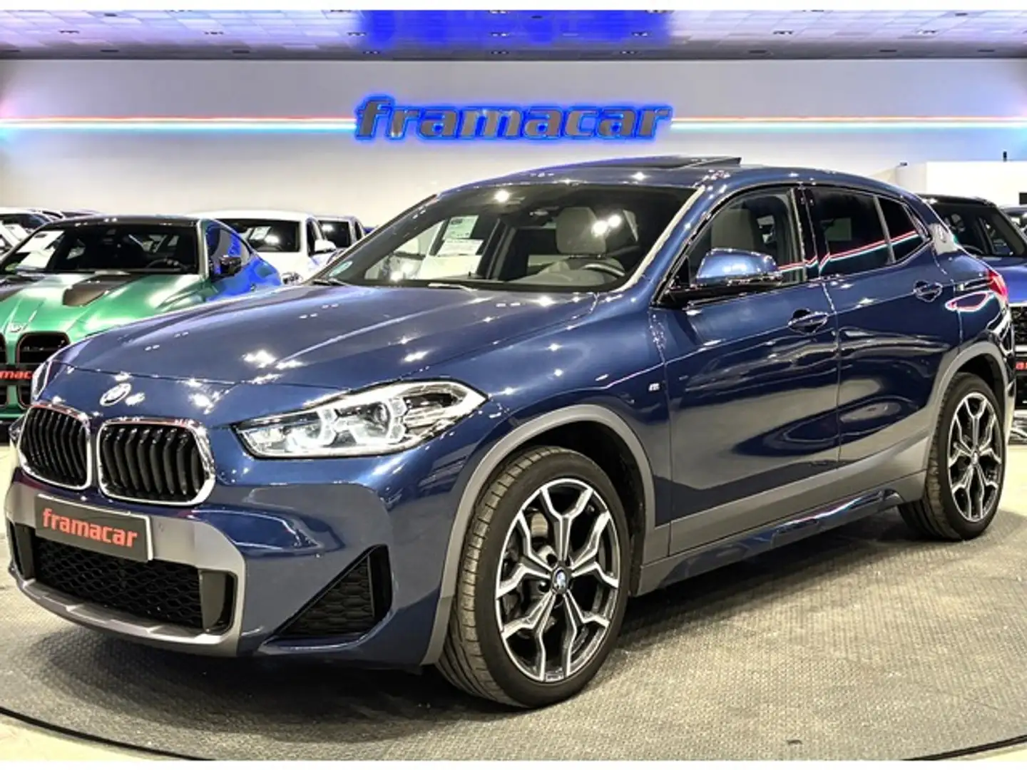 BMW X2 xDrive 20iA Bleu - 1