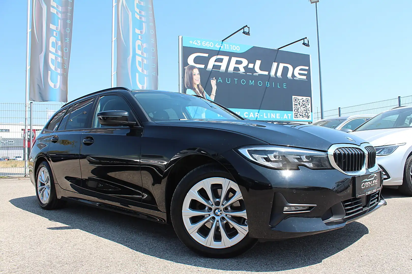 BMW 318 d 48 V Touring Aut. |LED |M-Lenkrad |Sport Lede... Schwarz - 1