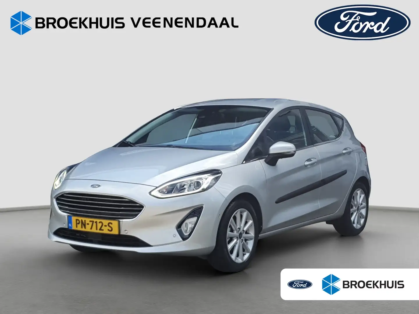 Ford Fiesta 1.0 Titanium | Lage KM! | B&O | Adap. Cruise | Par Grijs - 1