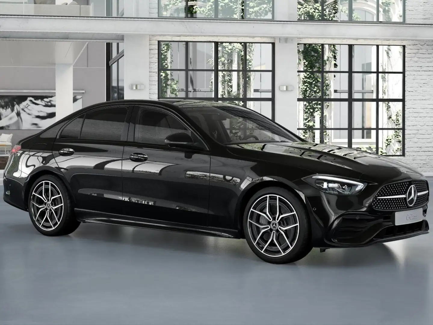 Mercedes-Benz C 180 C 180 AMG Line *Panodak*19'* Zwart - 1