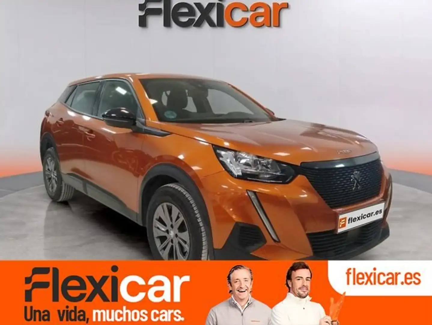Peugeot 2008 Active+Pack+Puretech+100+S%26S+6+Vel.+MAN Naranja - 1
