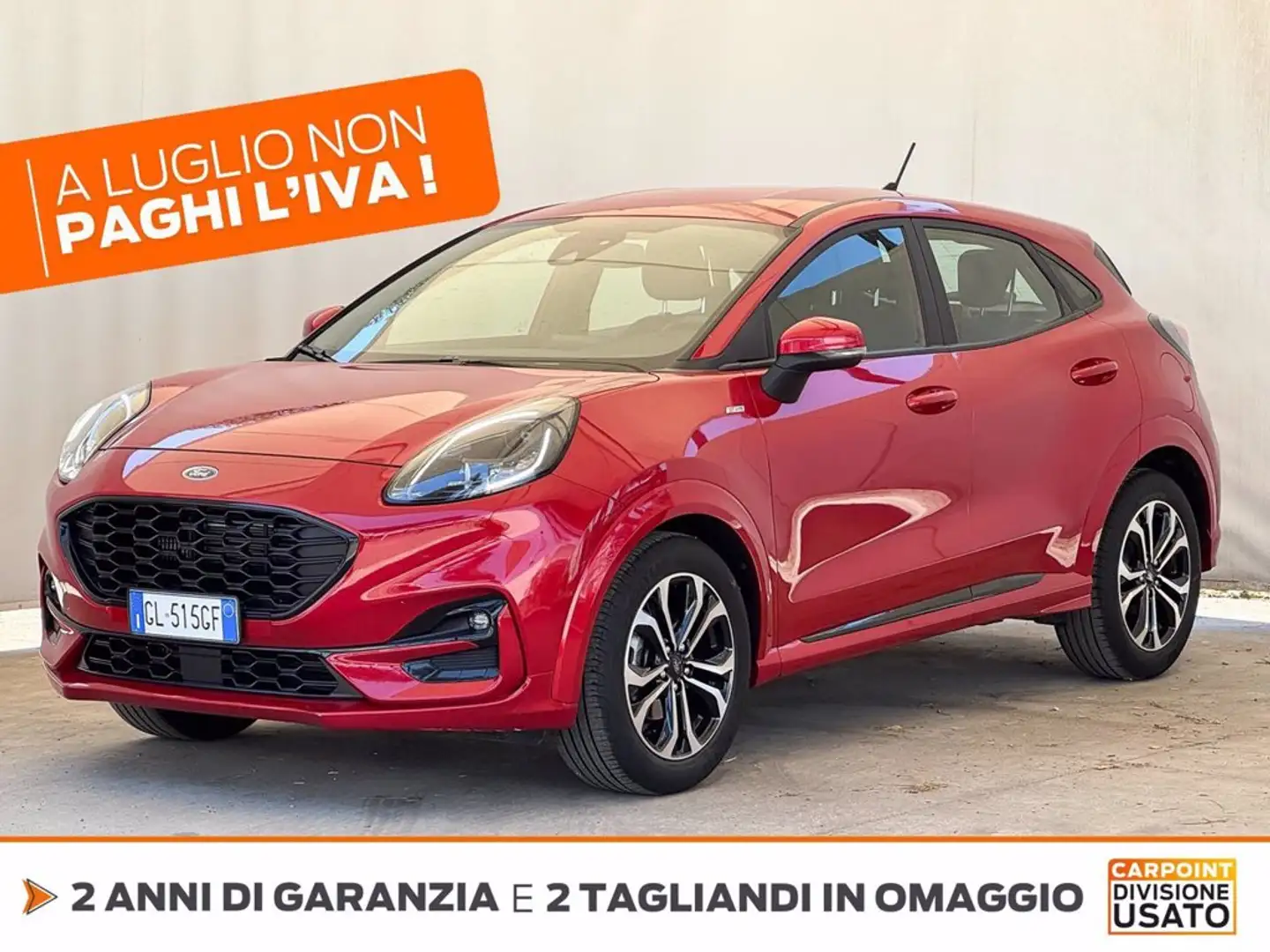 Ford Puma 1.0 ecoboost h st-line s&s 125cv Rosso - 1
