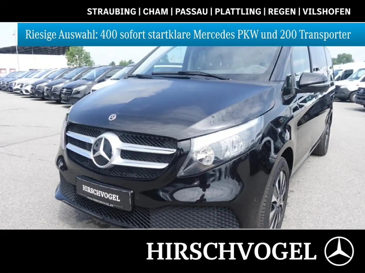 Mercedes-Benz V 300 d EDITION lang Liege-Paket+AHK2,5to Schwarz - 1