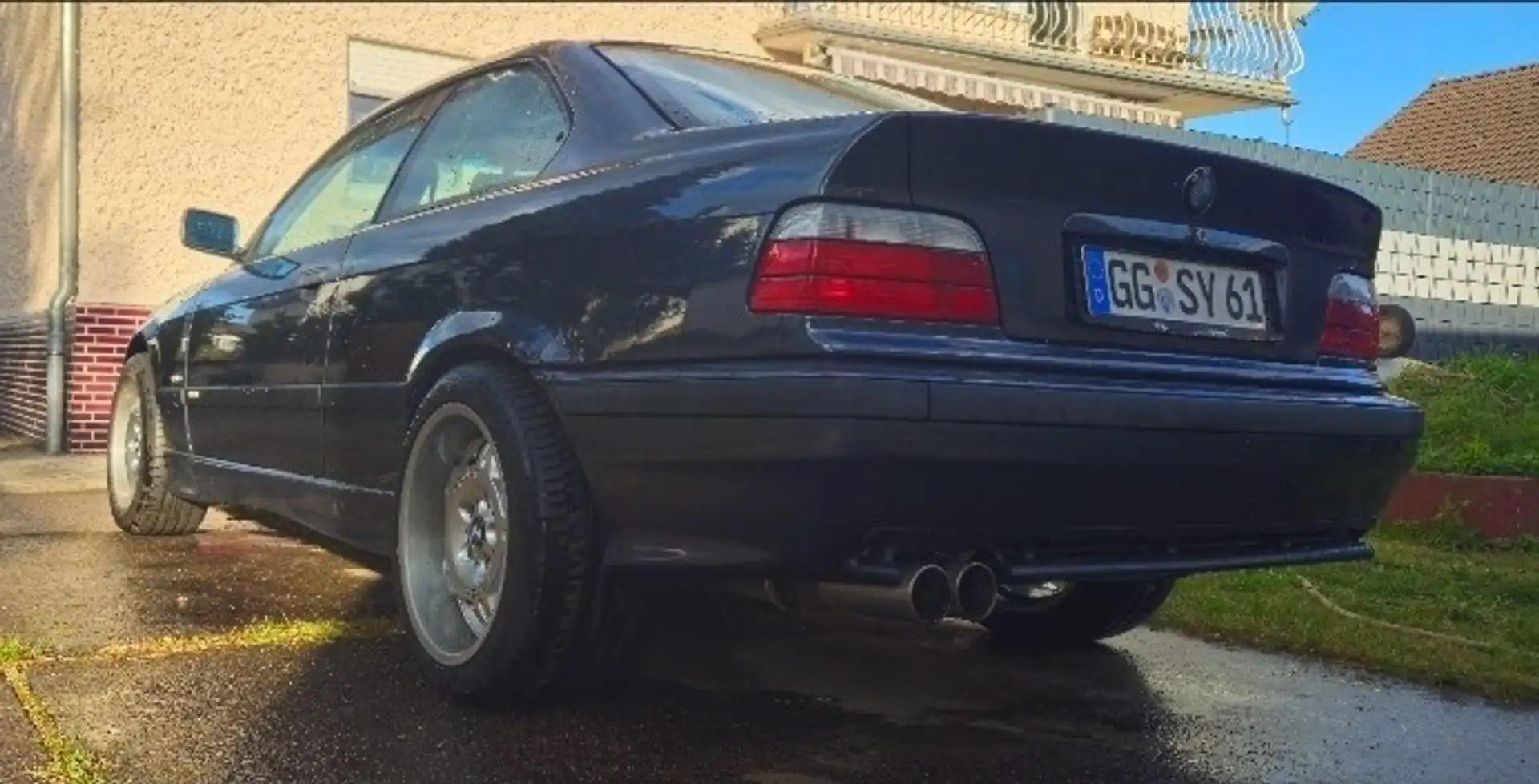 BMW 320 E36 Coupe Fjordgrau klima Tempomat 4x el Gris - 2