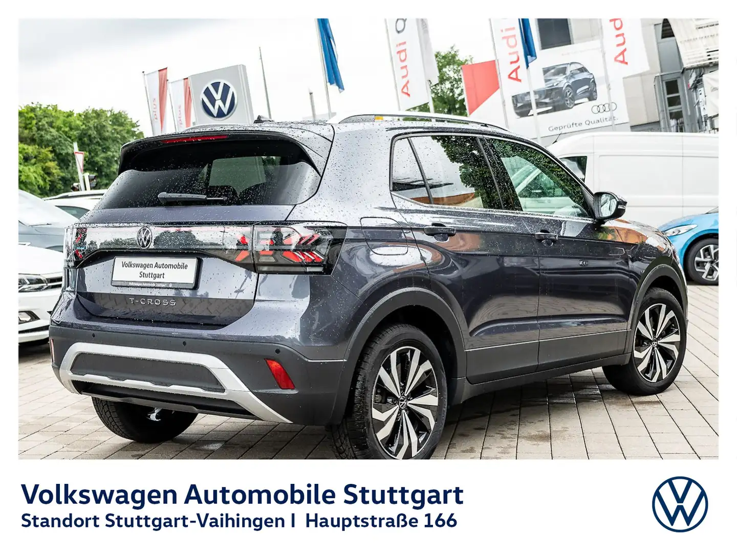 Volkswagen T-Cross 1.0 TSI Style DSG Navi Gris - 2