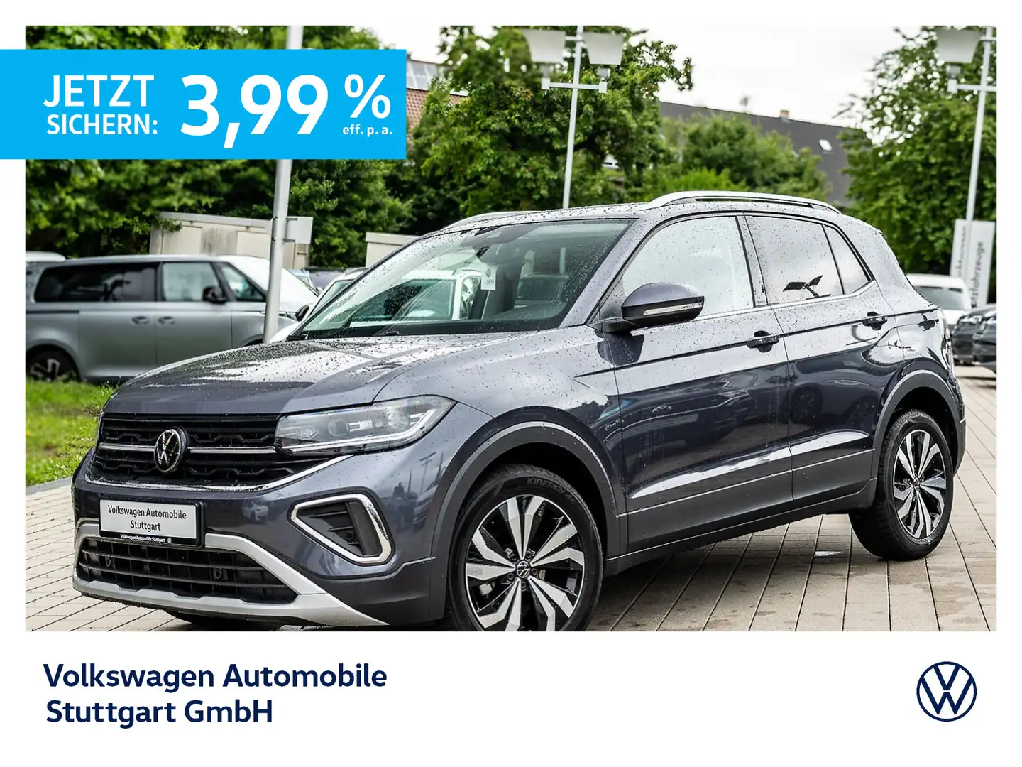 Volkswagen T-Cross 1.0 TSI Style DSG Navi Gris - 1
