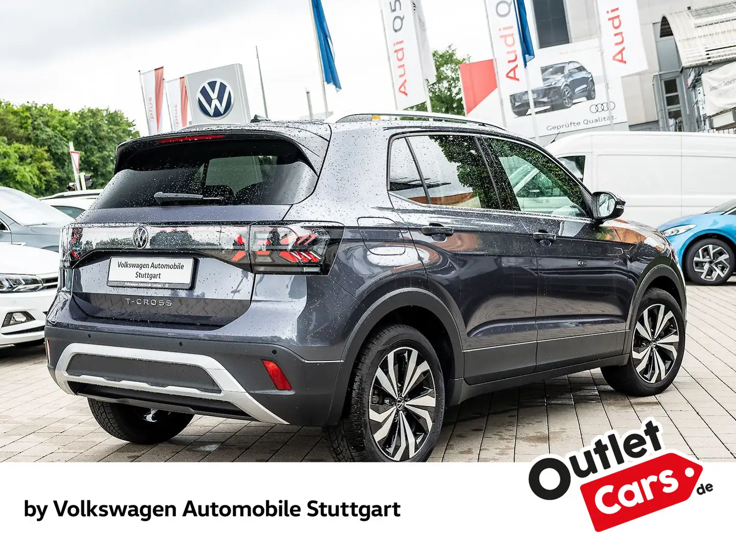 Volkswagen T-Cross 1.0 TSI Style DSG Navi Klima SHZ LED Grau - 2