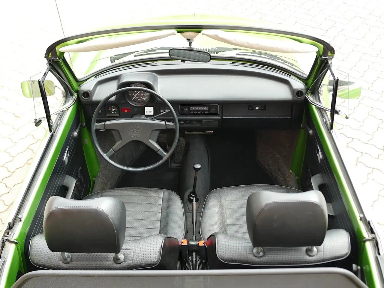 Volkswagen Käfer 1303 Cabriolet in viperngrün metallic!, foto 5