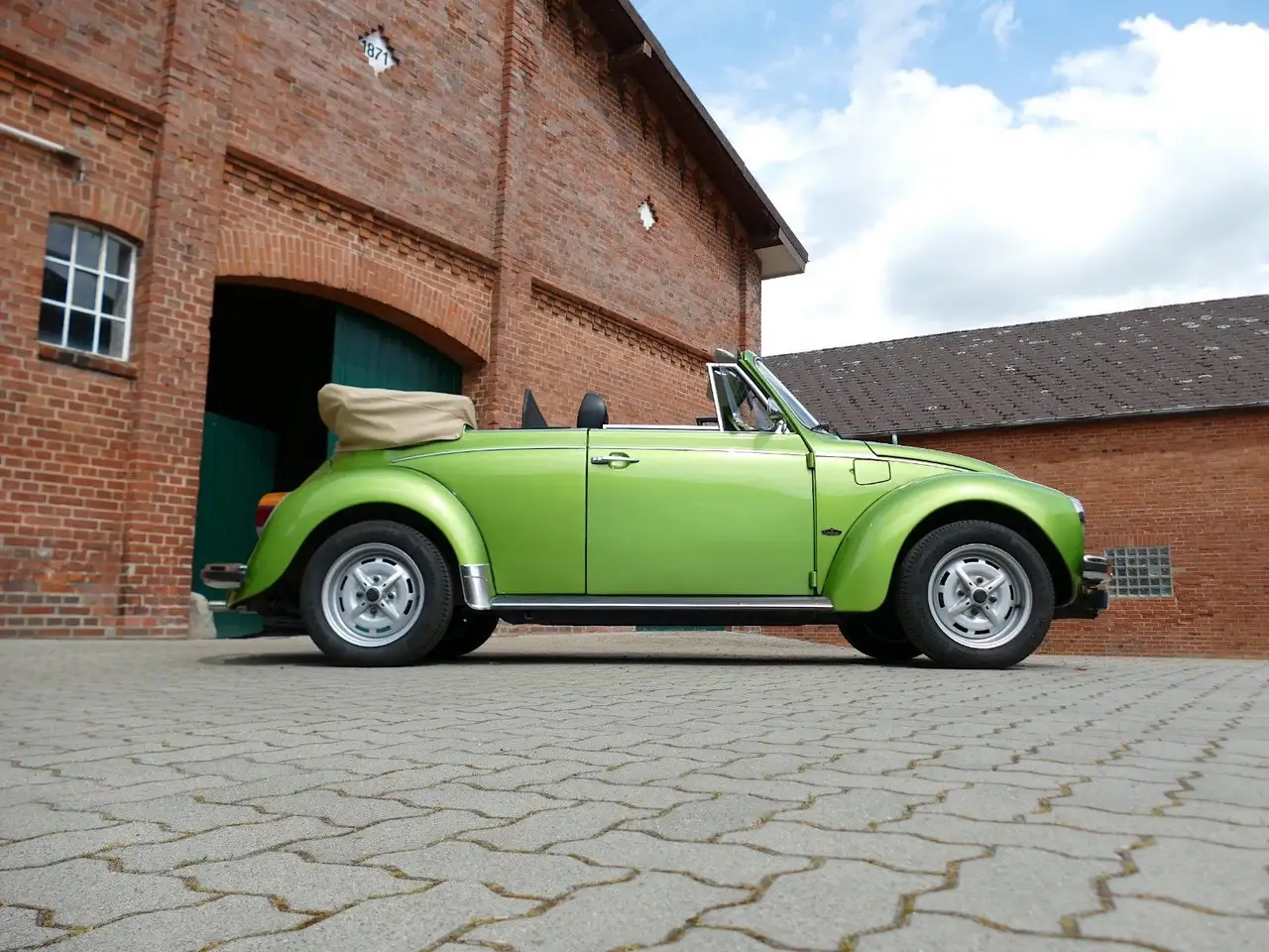 Volkswagen Käfer 1303 Cabriolet in viperngrün metallic!, foto 3