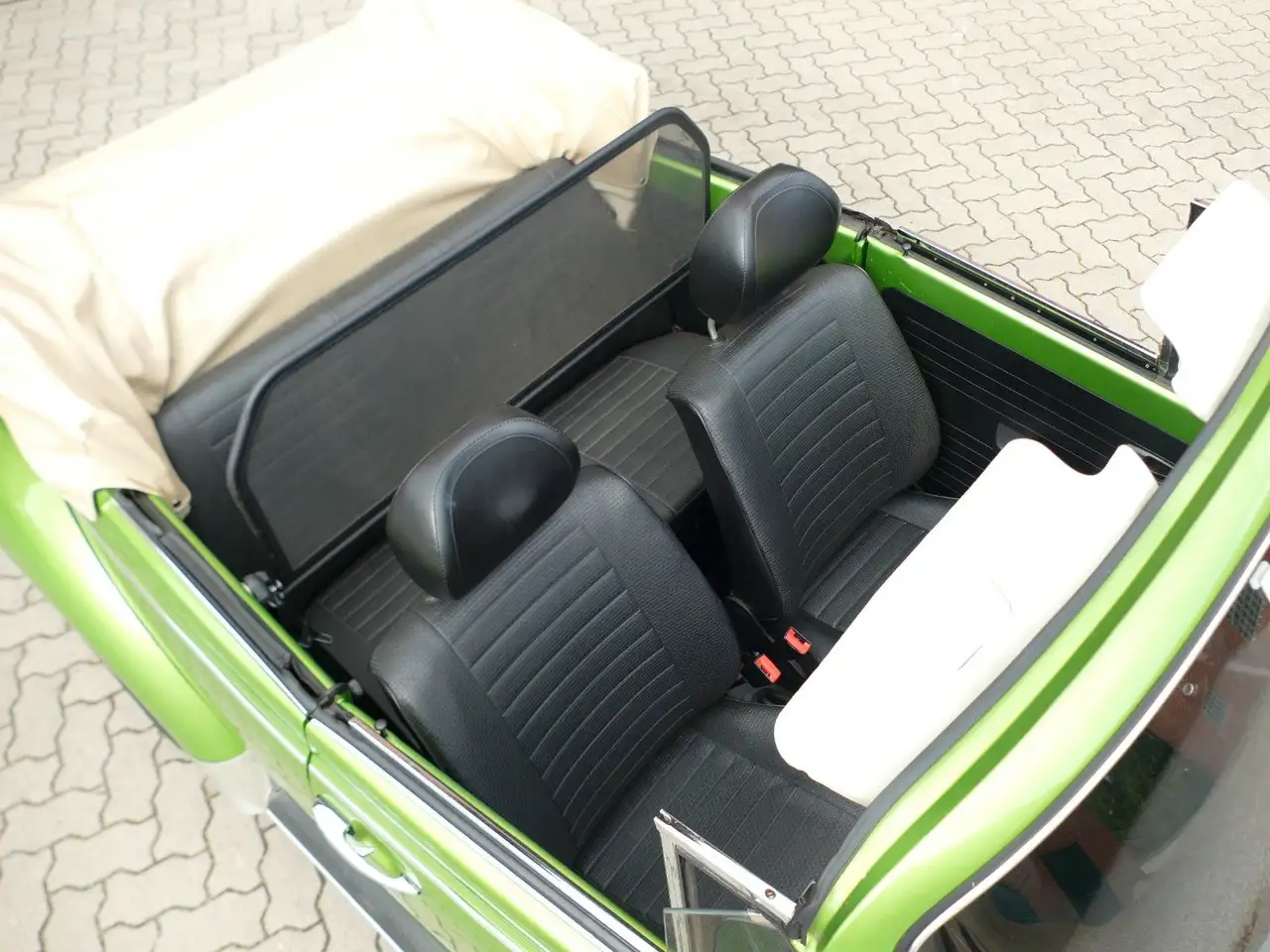 Volkswagen Käfer 1303 Cabriolet in viperngrün metallic!, foto 7