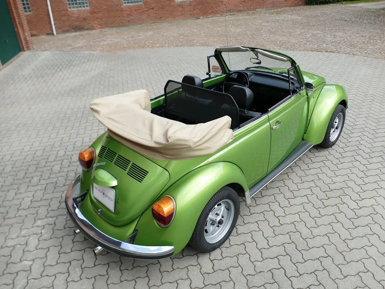 Volkswagen Käfer 1303 Cabriolet in viperngrün metallic!, foto 10