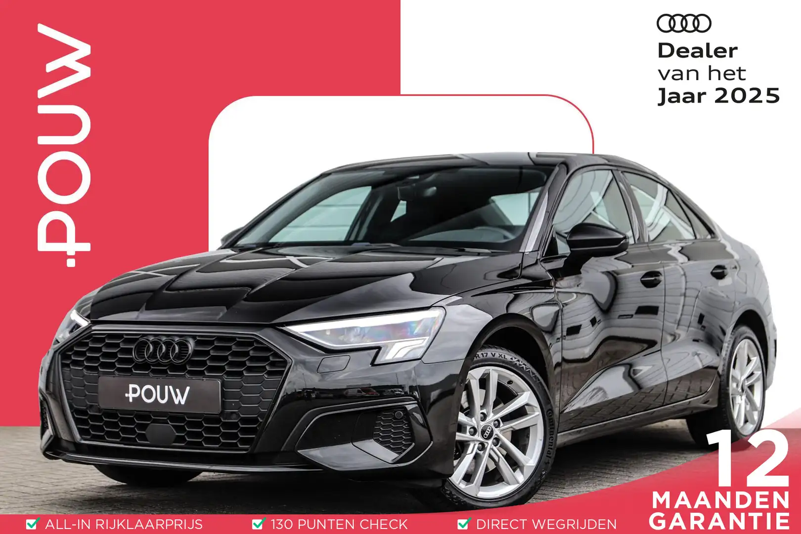 Audi A3 Limousine 30 TFSI 110pk S-tronic Advanced Edition Noir - 1