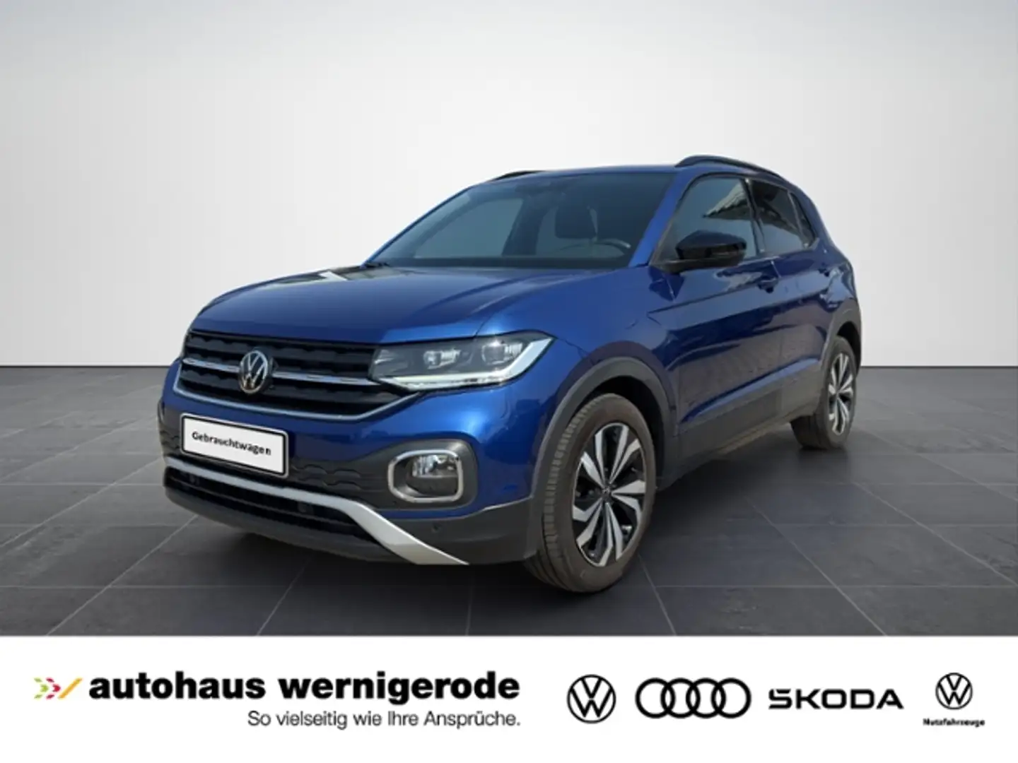 Volkswagen T-Cross 1.0 TSI United Navi/LED/Shz./PDC/App Blau - 1