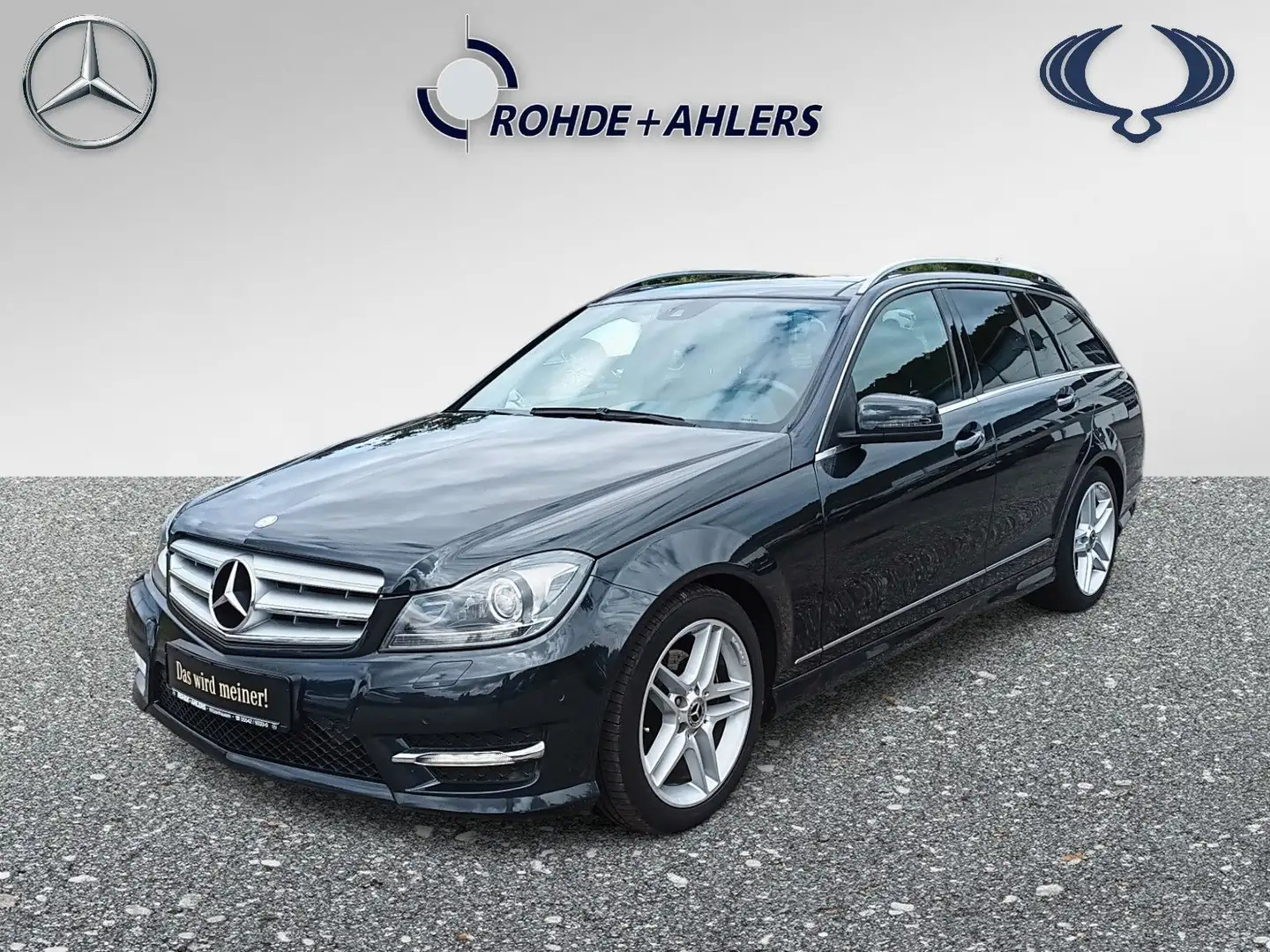 Mercedes-Benz C 250 T MODELL+PANO+BLUE EFFICIENCY+AHK+SH+AMG L Schwarz - 1