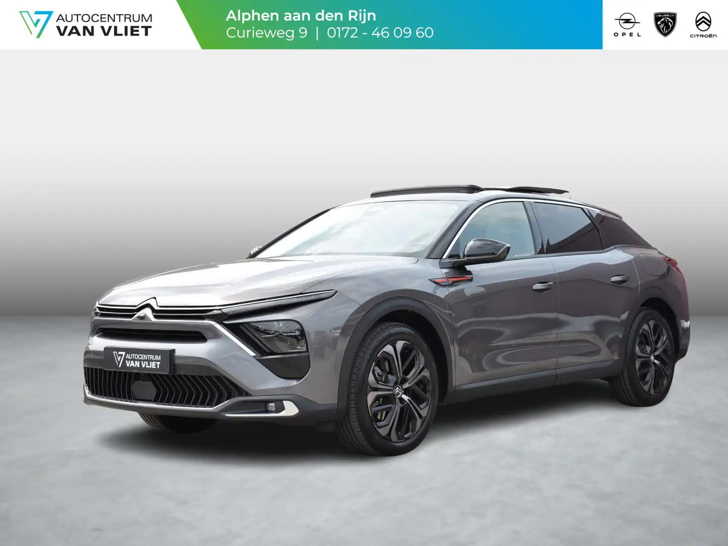 Citroen C5 X 1.6 Plug-in Hybrid 225 Hypnos LEREN BEKLEDING | SC Gris - 1