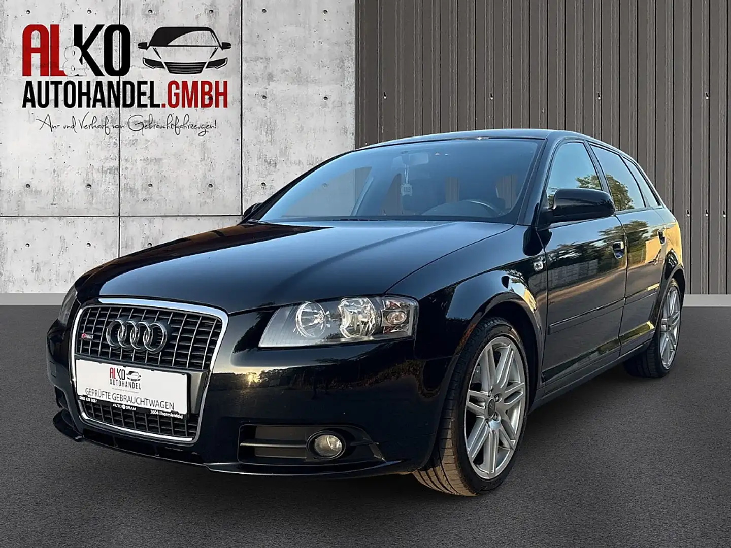 Audi A3 S-Line 1,9 TDI DPF 18´Zoll Leder Voll Schwarz - 1