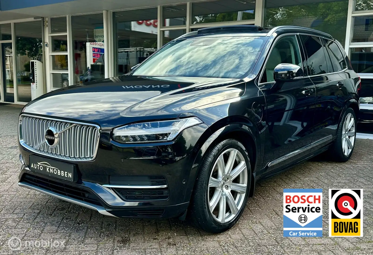 Volvo XC90 2.0 T8 Twin Engine AWD Inscription Leer, Pano, LM. Zwart - 1