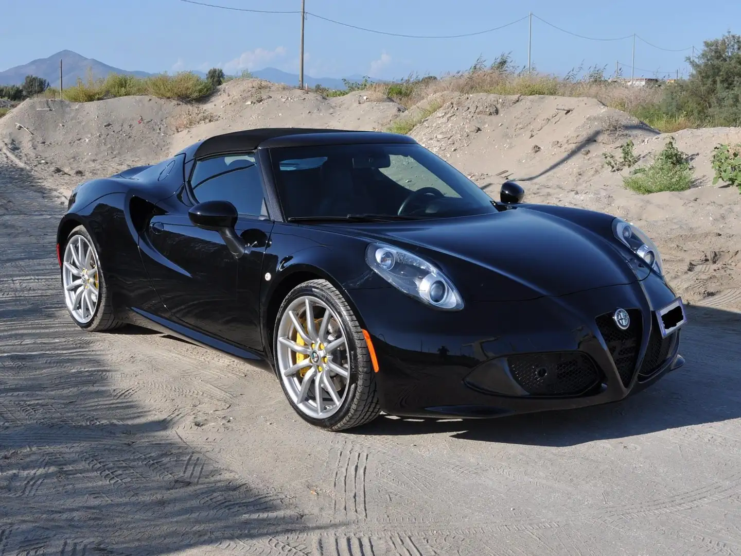 Alfa Romeo 4C 4C Spider 1750 tbi 240cv tct Czarny - 1