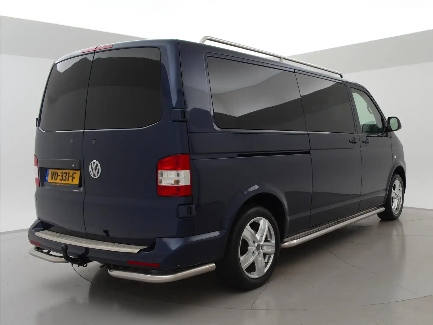 Volkswagen T5 Transporter 2.0 TDI L2H1 140 PK DSG AUT. DUBBEL CAB. + STOELVE Blue - 2