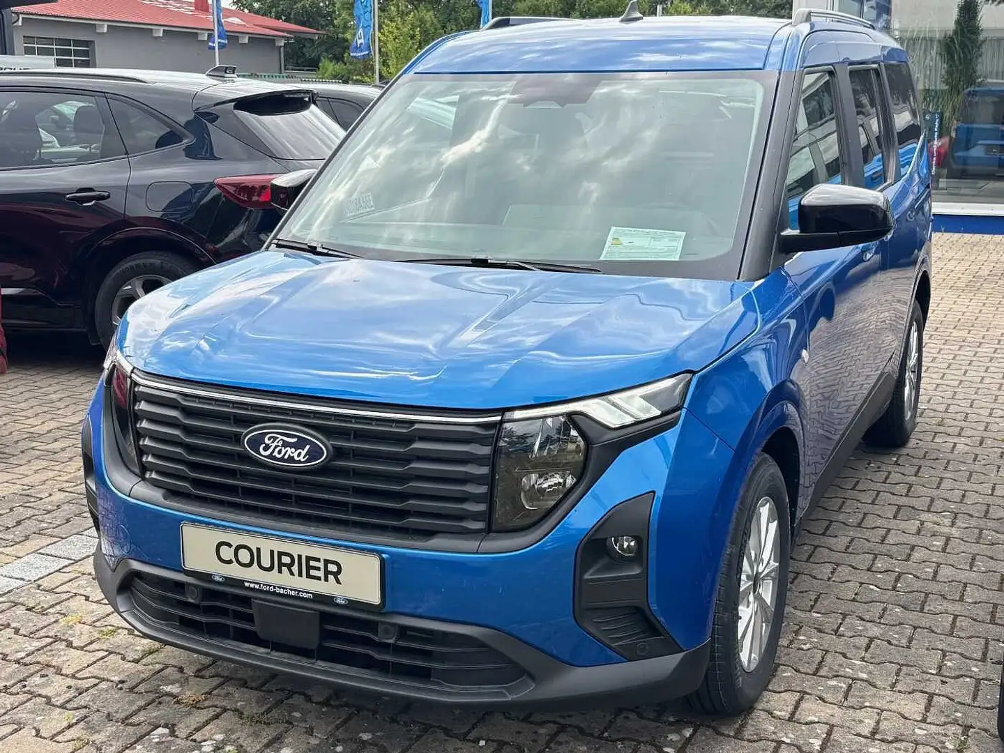 Ford Tourneo Courier 1.0 TITANIUM DAB*RFK*GRA+ALU Bleu - 1