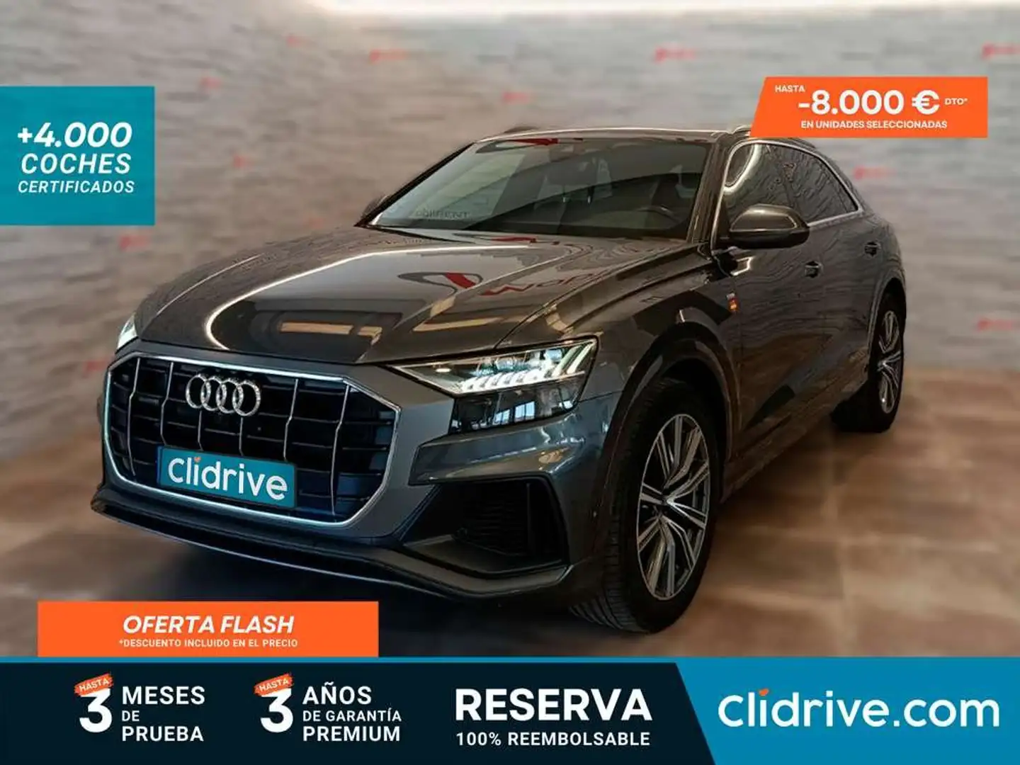 Audi Q8 50 TDI 210kW S Line quattro tiptronic Gris - 1