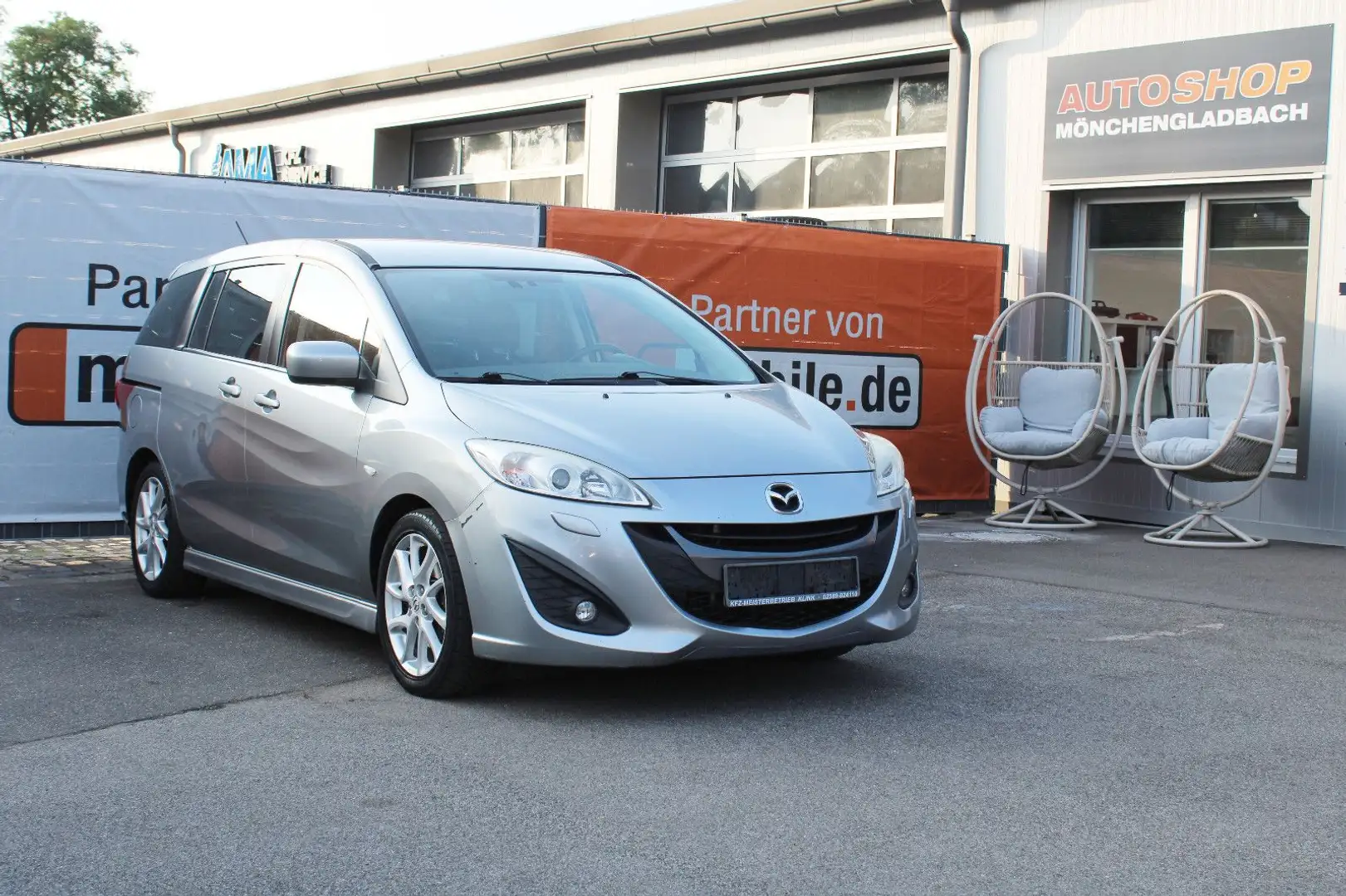 Mazda 5 Sports-Line*6 Sitzer*Leder*Klima*Sitzheizung* Silber - 1