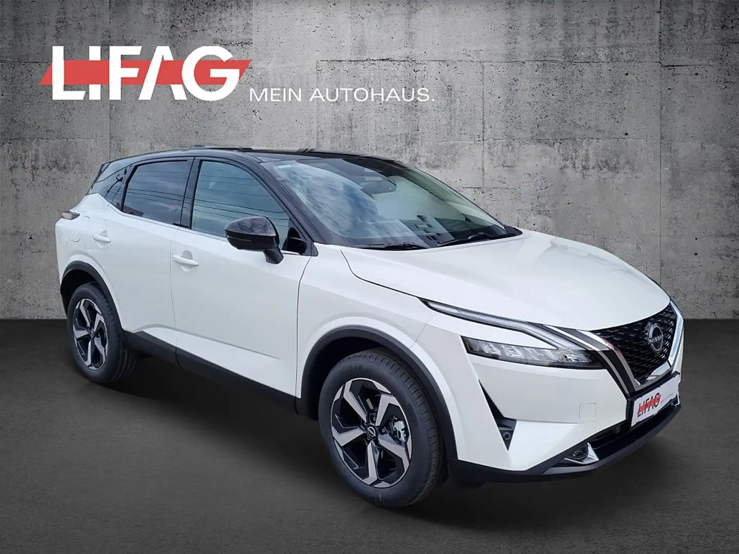 Nissan Qashqai 1,3 MHEV N-Connecta Aut. *ab € 33.990,-* Weiß - 1