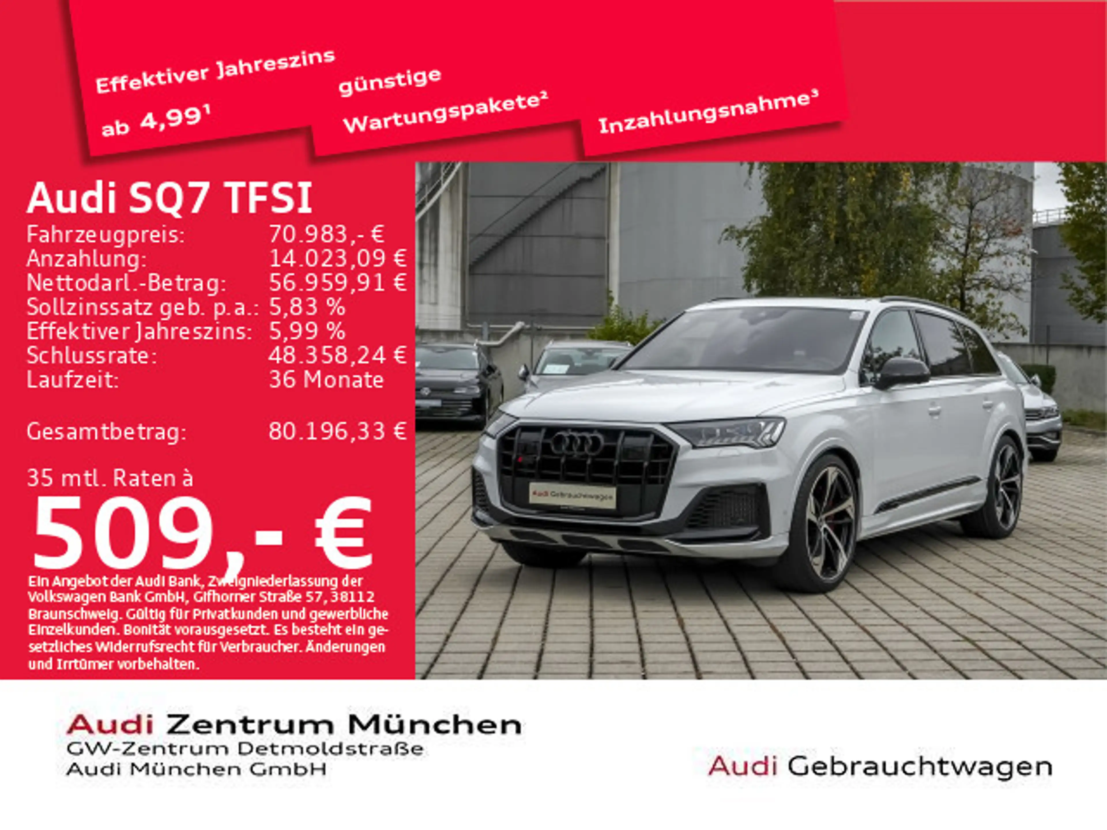 Audi SQ7 UPE:145" 7-Sitzer/Pano/StdHzg/B&O