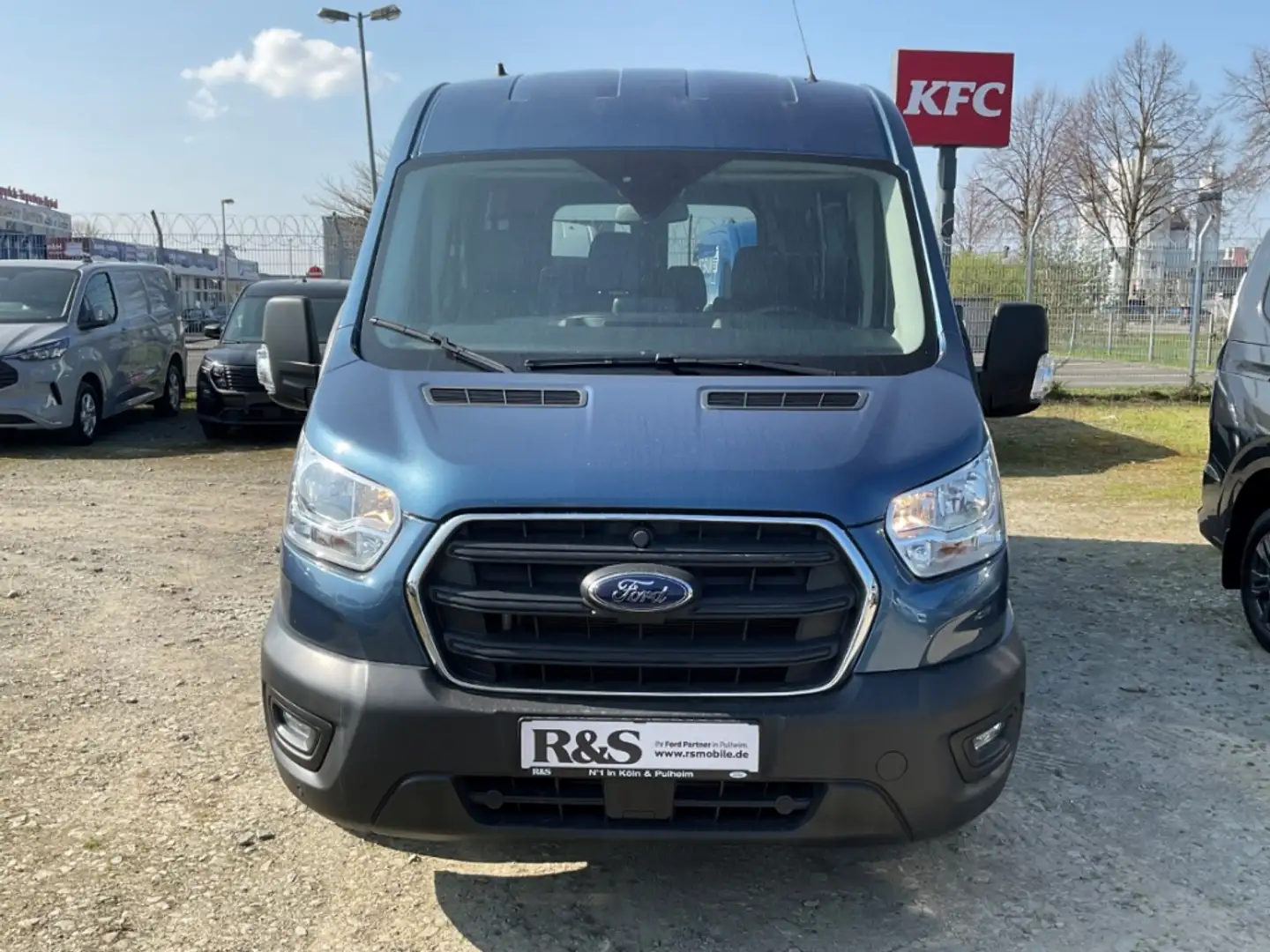 Ford Transit Kombi 350 2.0 TDCi Trend L3, Navigationssystem, Blau - 2