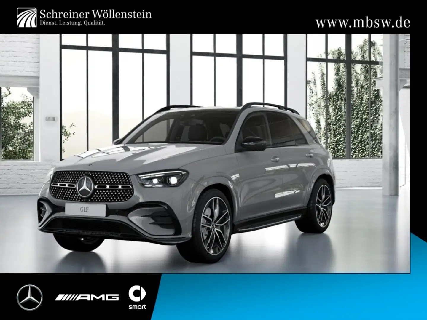 Mercedes-Benz GLE 450 d 4m AMG*Night*AHK*Pano*Mbeam*Burmester* Grau - 1