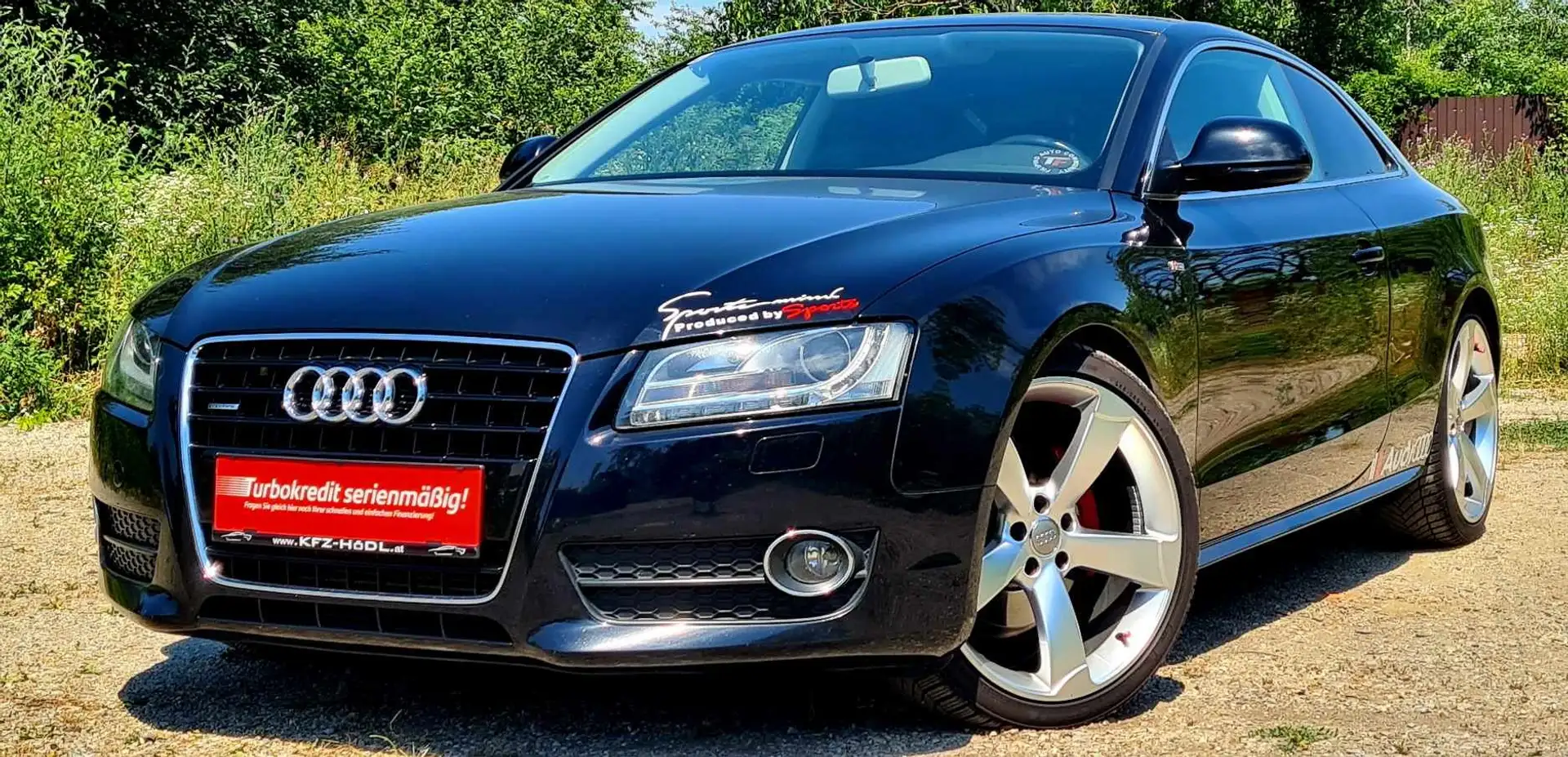 Audi A5 Coupé 3,0 TDI V6 quattro DPF Pickerl 6/2026+4 Schwarz - 1