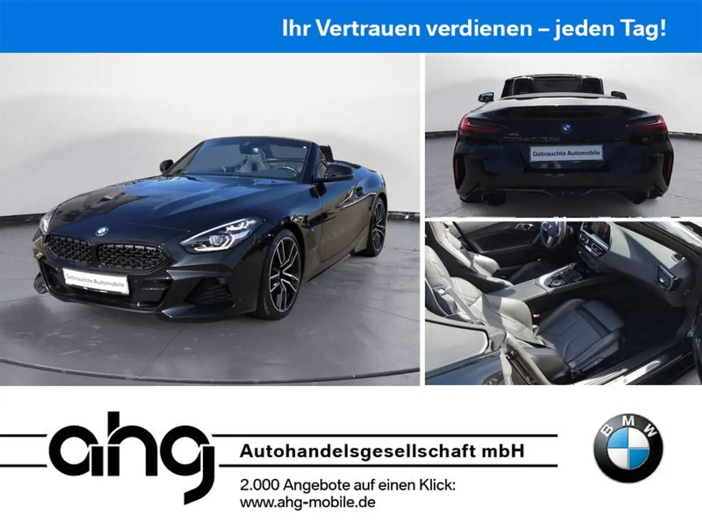 BMW Z4 M Z4 sDrive20i M SPORT Cabrio Klimaaut. PDC HIFI Zwart - 1