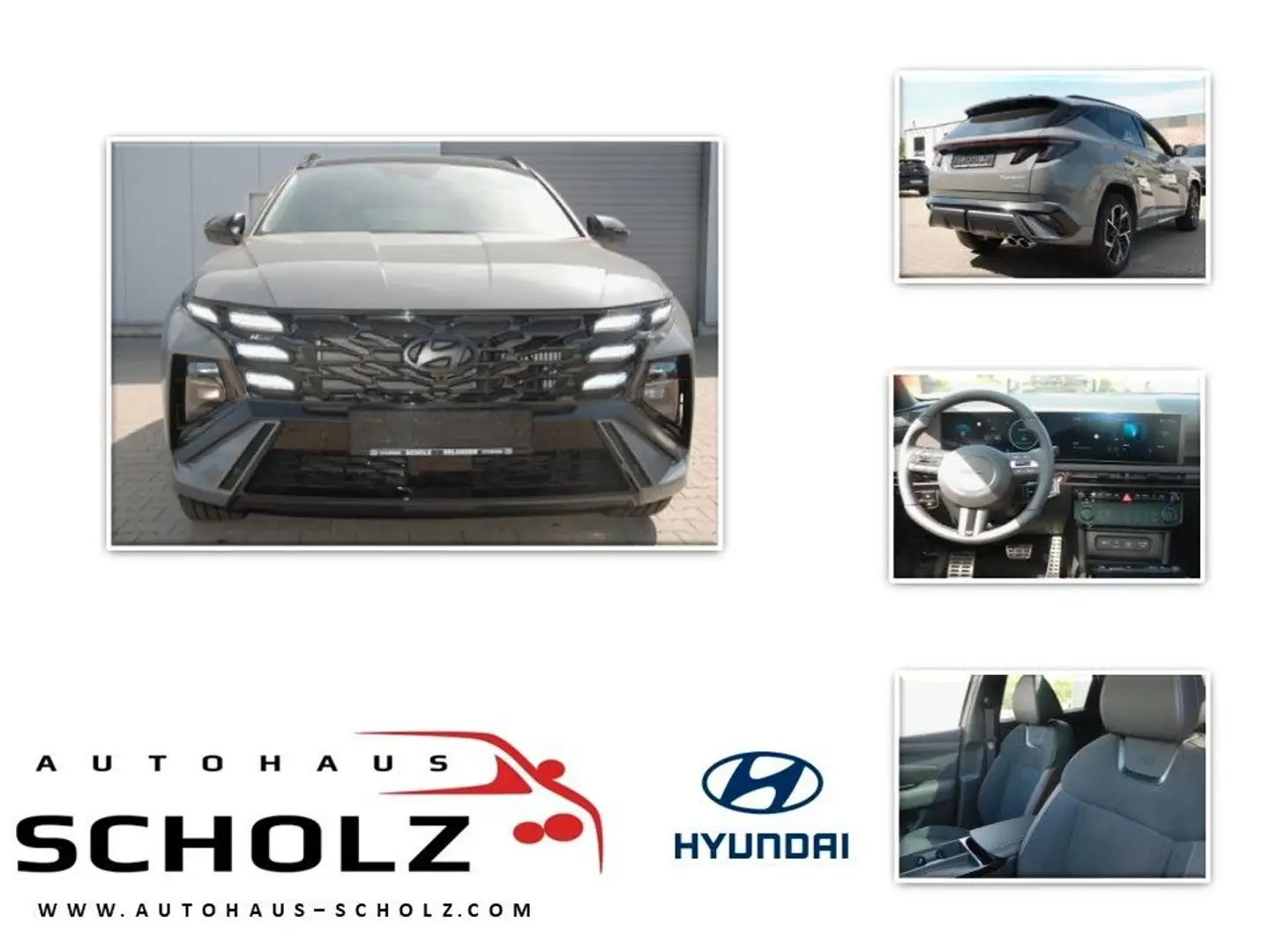 Hyundai TUCSON 1.6 T Hyb N Line 4WD Sitz Assist Pano Grau - 1