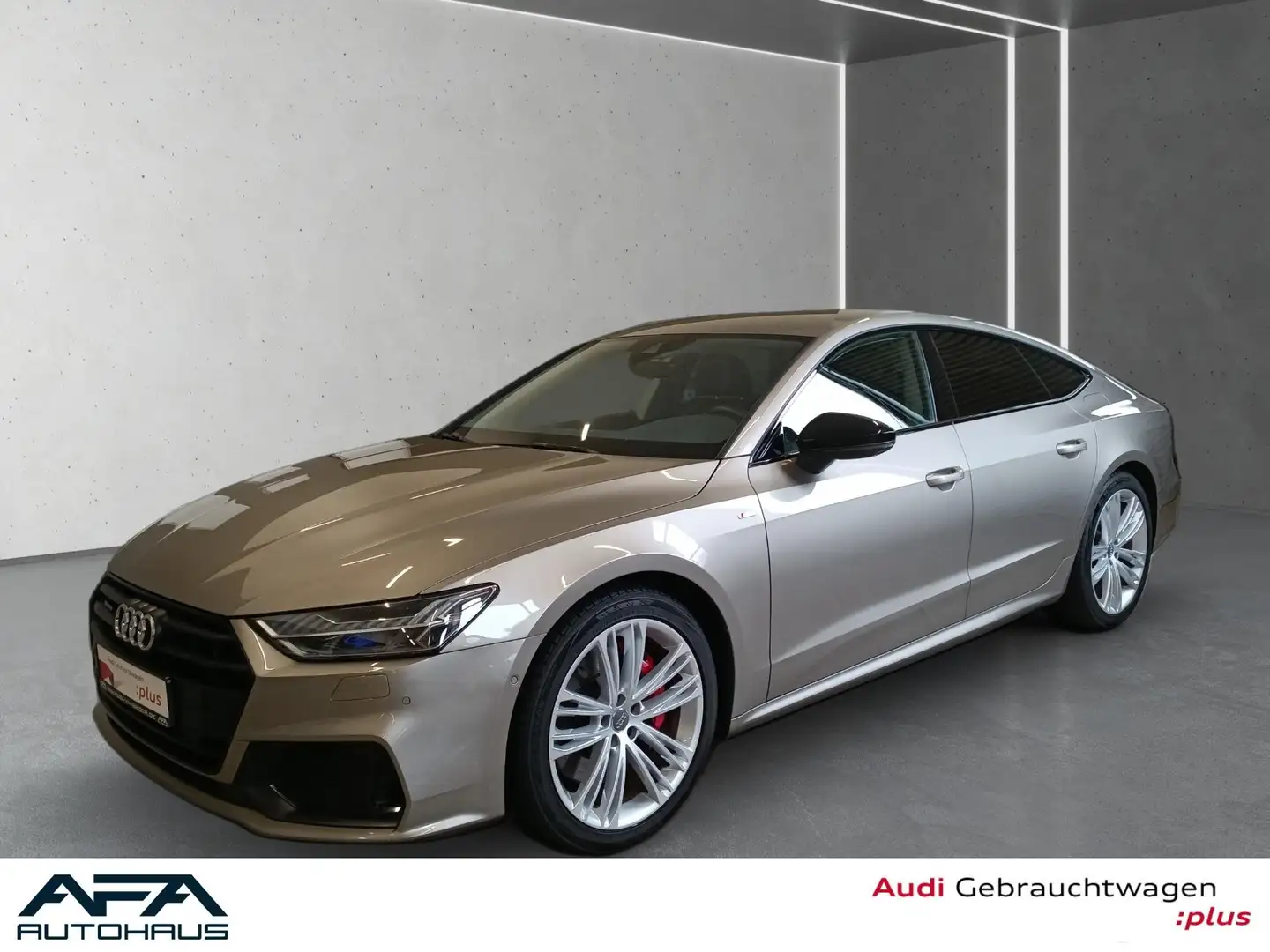 Audi A7 Sportback 55 TFSI e qu. 2x S-Line*Matrix*RFK Beige - 1