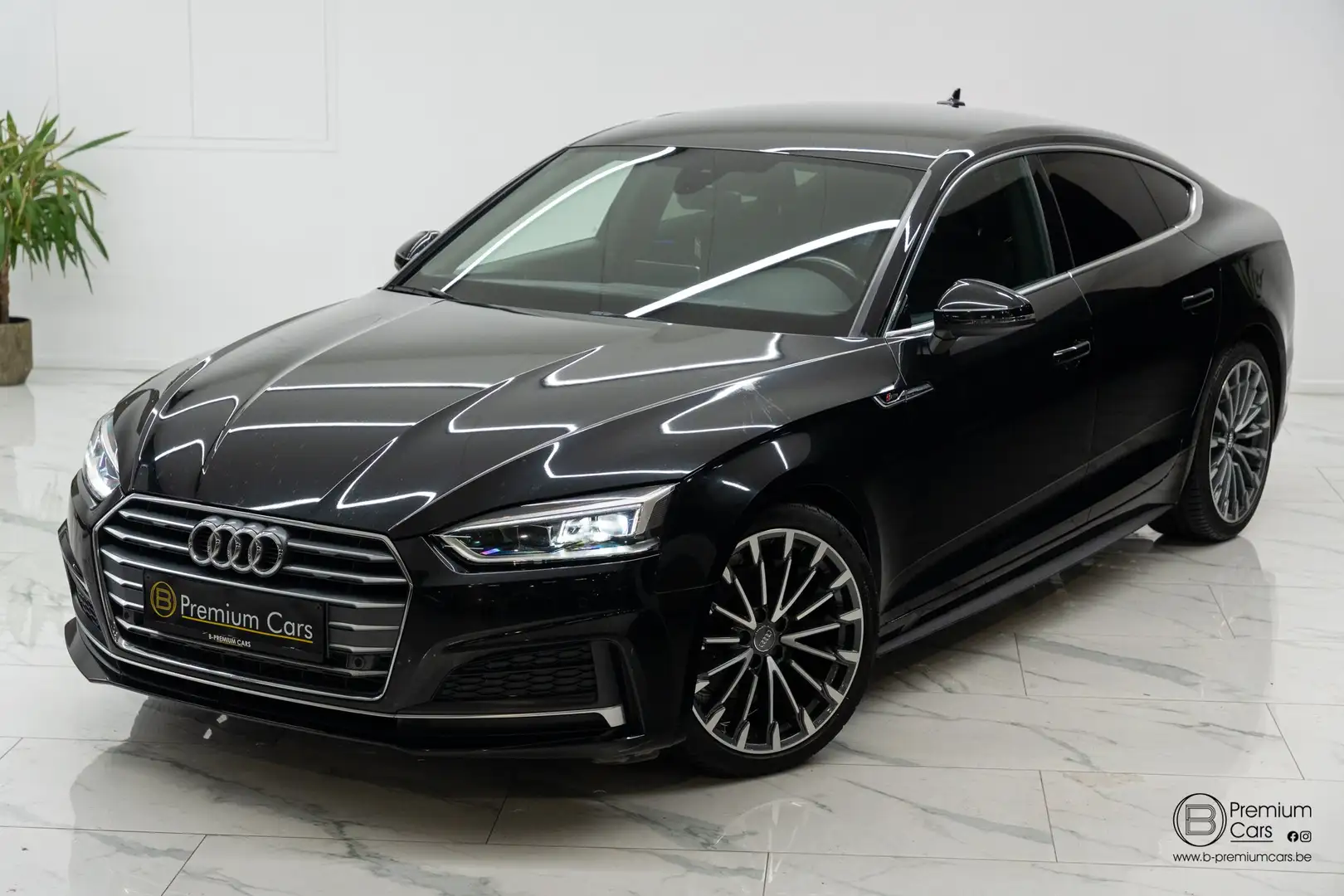 Audi A5 2.0TFSI G-tron sportback 3x S-line! Virtual, Led! Zwart - 2