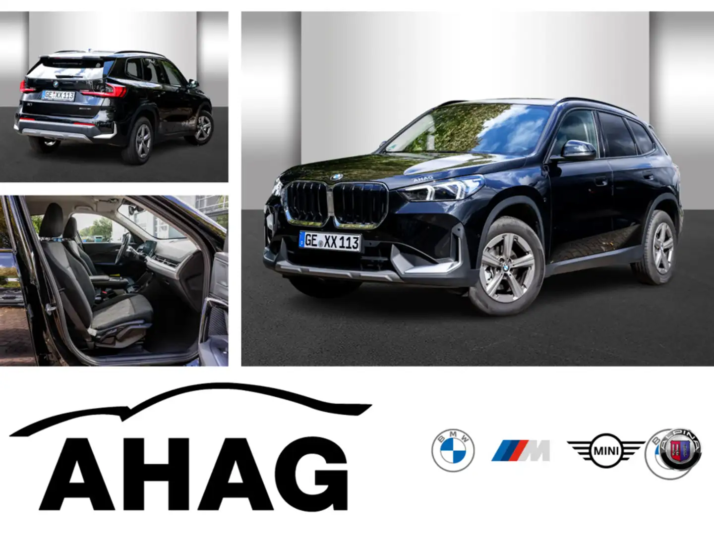 BMW X1 sDrive18i Steptronic AHK Komfortzugang Schwarz - 1